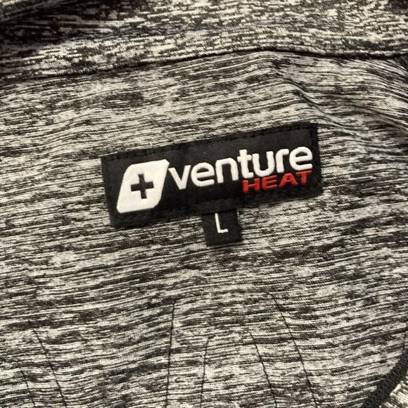 Venture Heat Base Layer Thermal Top, Charcoal Gray, Women's Heated Shirt - Picture 9 of 10